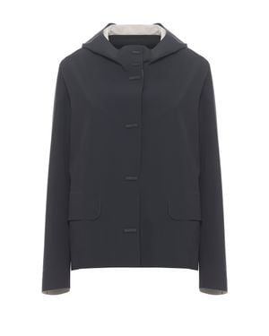 Rrd Montecristo Color Hood Waterproof Jacket - Gray