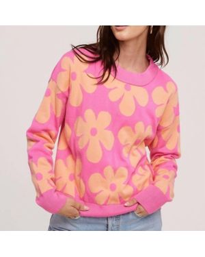 Fanco Everything I Love Flower Sweater - Pink