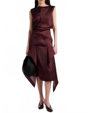 KHAITE Toma Dress - Purple