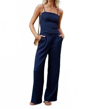 Bishop + Young Illuminae Sorrento Wide Leg Pant - Blue