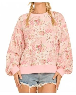 Main Strip Laurelie Top - Pink