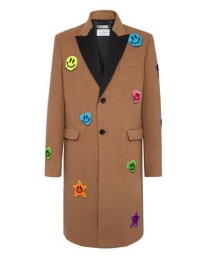 Philipp Plein Coat - Natural