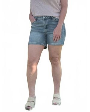 Judy Blue It's Vintage Shorts - Blue