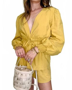 Strut & Bolt Golden Hour Set Top - Yellow