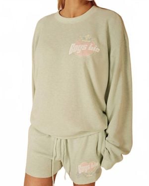 Boys Lie Breakfast Beers Pastel Basic Shorts - Natural
