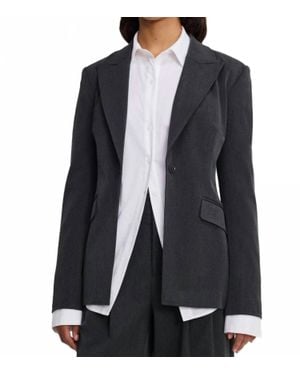 GOOD AMERICAN Sculpted Blazer - Black