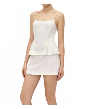 Elodie Bruno Ellery Mini Skirt - White