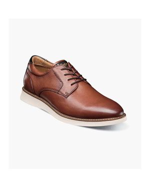 Florsheim Launch 14440-229 Oxford Cognac Plain Toe Dress Shoes Gal145 - Brown