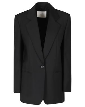 Tela Poly-Wool Structured Diver Jacket - Black