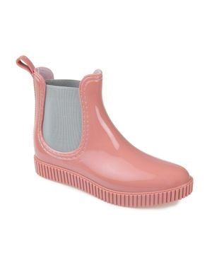 Journee Collection Collection Tru Comfort Foam Drip Rainboot - Pink
