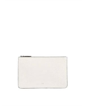 TOTEME Threefold Clutch - White
