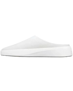 Wolf & Shepherd Cruise Mules Slip On Casual Shoes Hawk183 - White