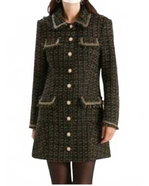 tyler boe Beth Boucle Dress - Black