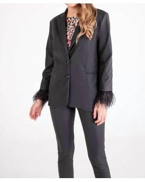 Isle Soirée Double Button Jacket - Black