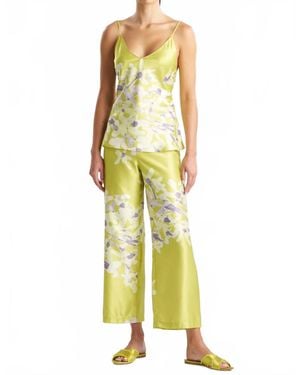 Natori Sumi-E Cami Pj Set - Yellow