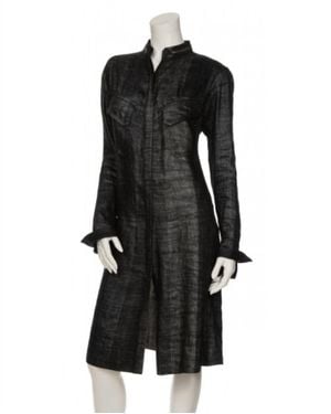 BEATE HEYMANN Long Shirt Linen - Black