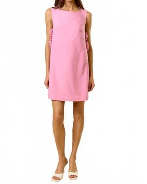 Lalavon Flower Mini Dress - Pink