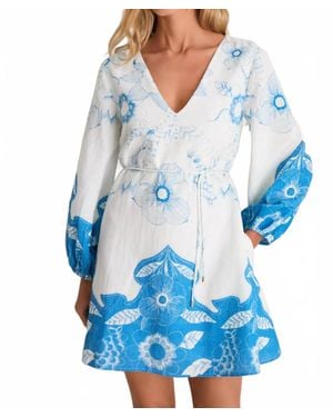 Cleobella Noemie Mini Dress - Blue