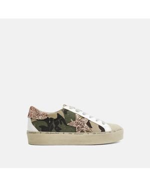 Shu Shop Reba Camo Sneakers - Green