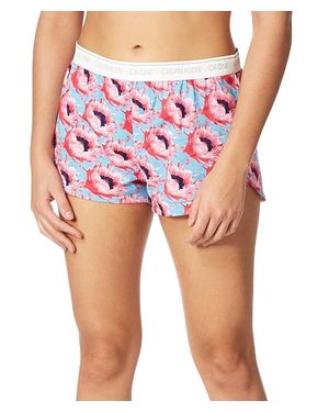 Calvin Klein Cotton Sleep Short - Red