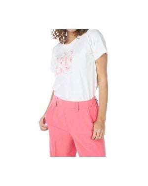 EsQualo Tama Blocks Print T-Shirt - Pink