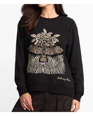 Johnny Was Pajaro Sweatshirt - Black