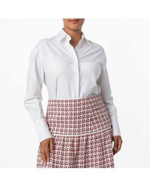 Bally Oversized Button-Down Shirt - White