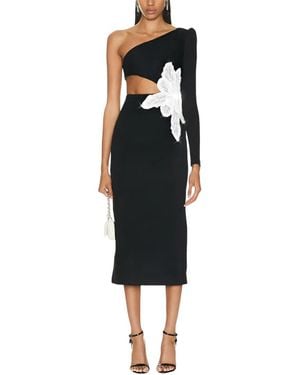 CAMILA BLANCO Midi Dress - Black
