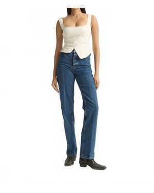 Dala Broken Corset Top - Blue