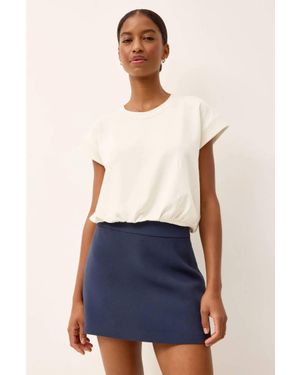 Marie Oliver Mia Fixed Waistband Skort - Blue