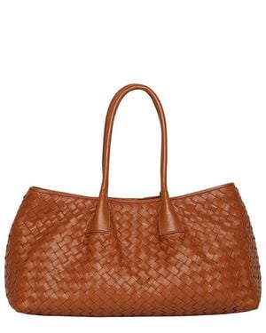 Walter Baker Alina Large Leather Tote - Brown