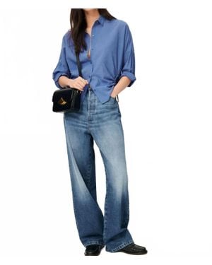 Sessun Botalia Cut Out Shirt - Blue