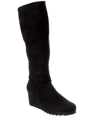 Arche Larata Leather Knee-High Boot - Black