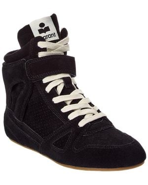 Isabel Marant Suede High-Top Sneaker - Black
