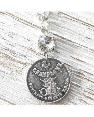 VB & Co. Champagne French Coin Necklace - Metallic