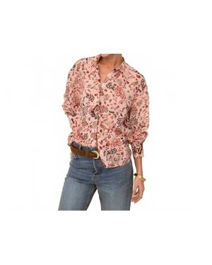 Sonmer Alexa Button Down Blouse - Blue