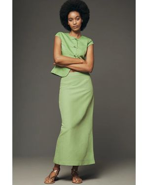 ALIGNE Mia Linen Maxi Skirt - Green