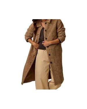 Carve Designs Sutton Boucle Jacket - Brown