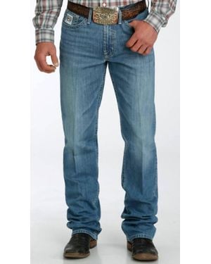 Cinch Performance Label Relaxed Straight Jean - Blue