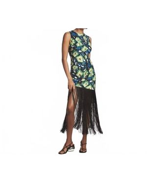 Simon Miller Casablanca Fringe Dress - Black