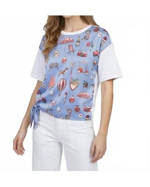 Vilagallo Keira T-Shirt - Blue
