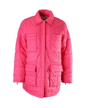 REMAIN Birger Christensen Anine Puffer Jacket - Pink