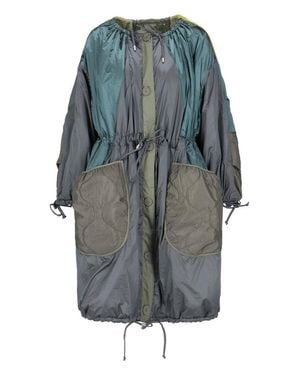 MARFA STANCE Parachute Patchwork Reversible Parka - Gray