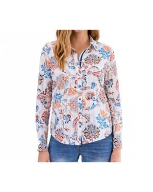 Fdj Classic Long Sleeve Top - Blue