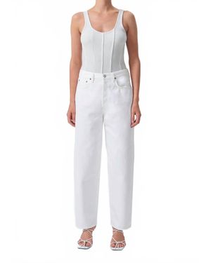 Agolde Elna Scoop Neck Bodysuit - White