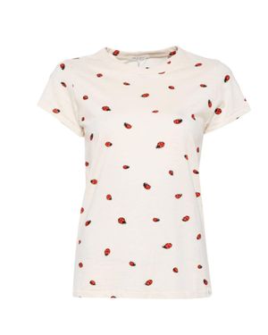 Rag & Bone Allover Ladybug Tee - Natural