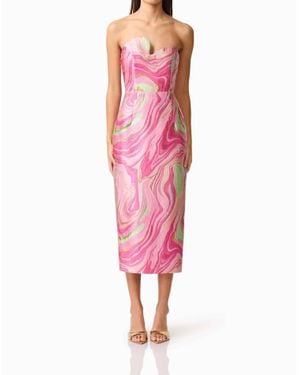 Elliatt Mirella Midi Dress - Pink