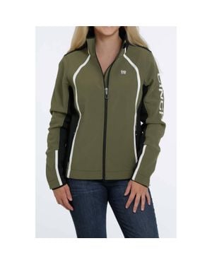 Cinch Color Blocked Bonded Jacket - Green