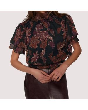 Mint Exclusives Whispers Of Bohemia Top - Brown