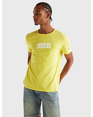 Lucky Brand Pride Lucky Logo Gender Neutral Tee - Yellow